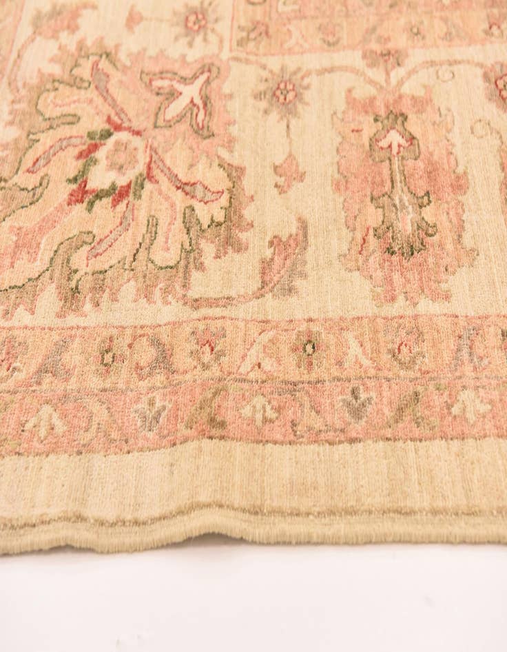 Detail image of  11' 5 x 14' 10  Hand Knotted Peshawar Ziegler Rug