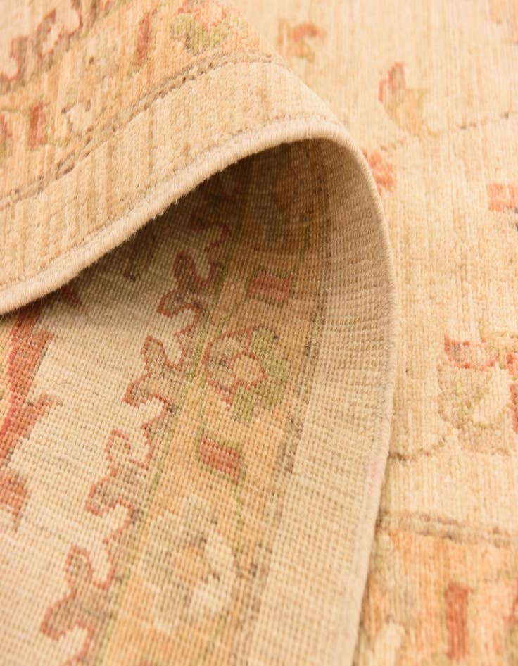 Detail image of  9' 10 x 12' 11  Hand Knotted Peshawar Ziegler Rug