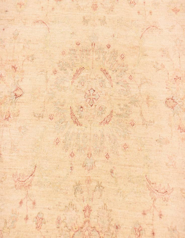 Detail image of  5' 8 x 8' 4  Hand Knotted Peshawar Ziegler Rug