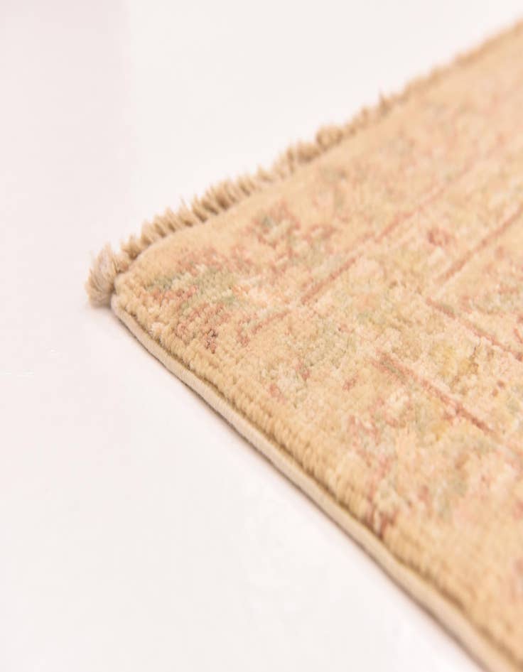 Detail image of  5' 8 x 8' 4  Hand Knotted Peshawar Ziegler Rug