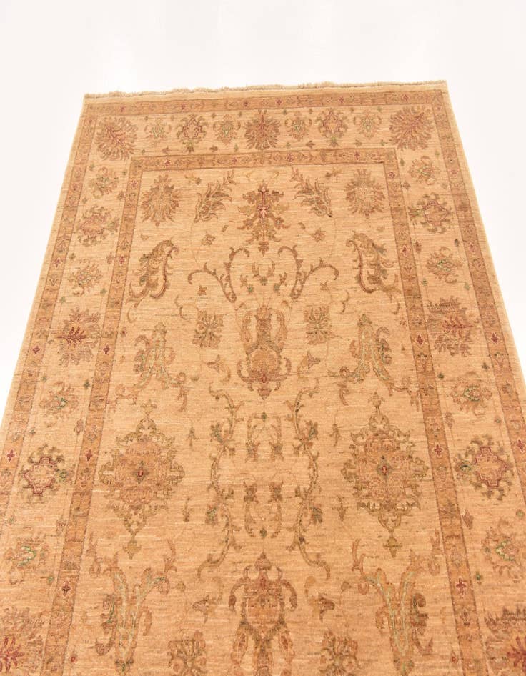 Detail image of  5' 7 x 7' 9  Hand Knotted Peshawar Ziegler Rug