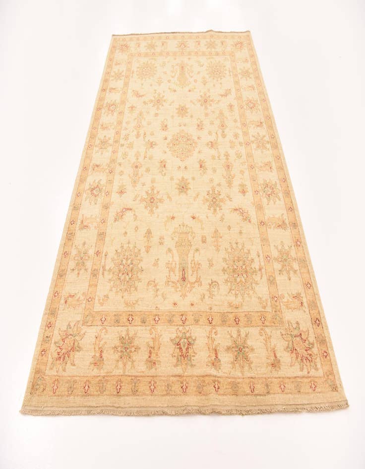 Detail image of  5' 8 x 8' 6  Hand Knotted Peshawar Ziegler Rug