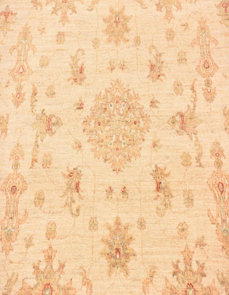 Detail image of  5' 8 x 8' 6  Hand Knotted Peshawar Ziegler Rug