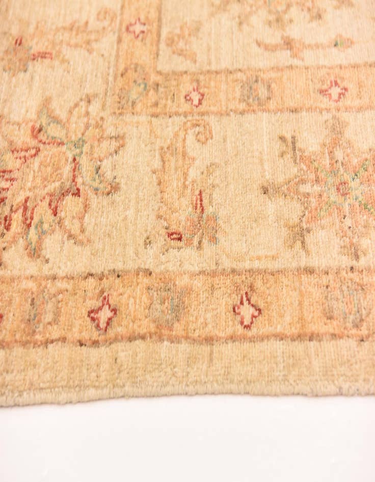 Detail image of  5' 8 x 8' 6  Hand Knotted Peshawar Ziegler Rug