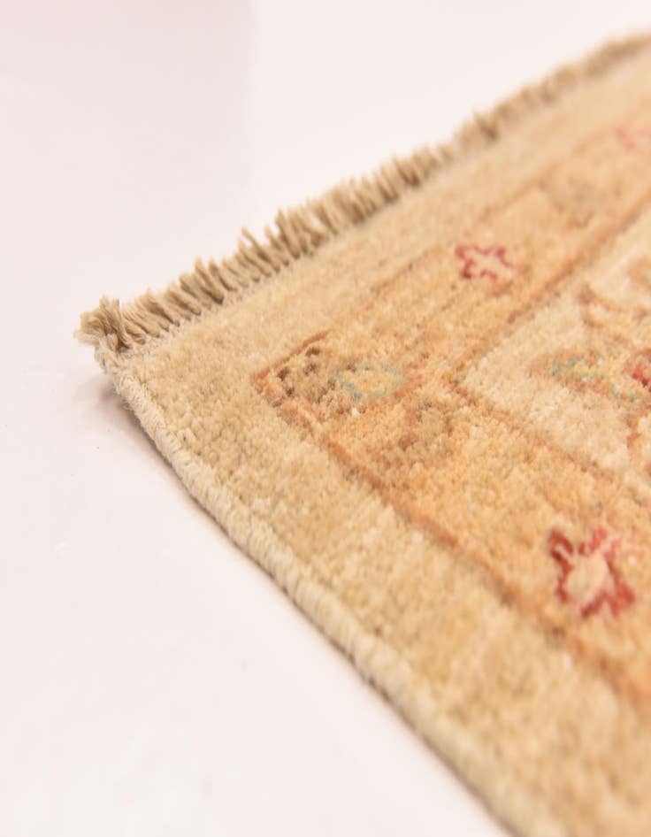 Detail image of  5' 8 x 8' 6  Hand Knotted Peshawar Ziegler Rug