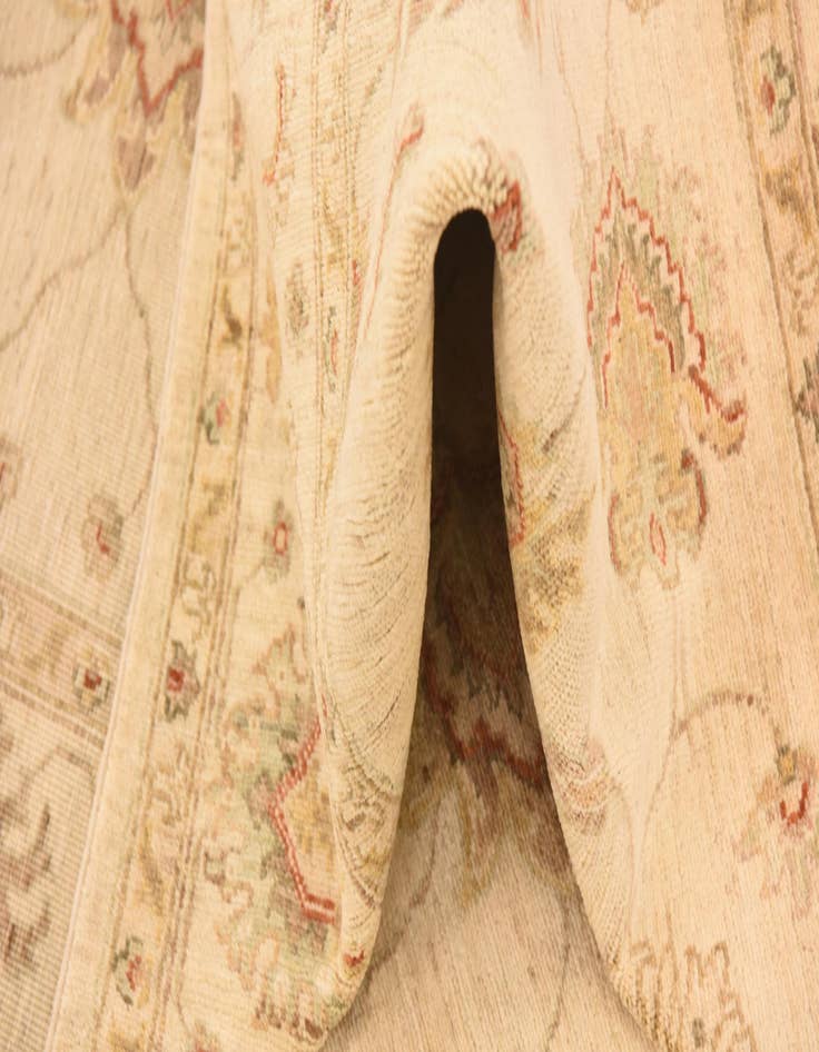 Detail image of  5' 6 x 7' 10  Hand Knotted Peshawar Ziegler Rug