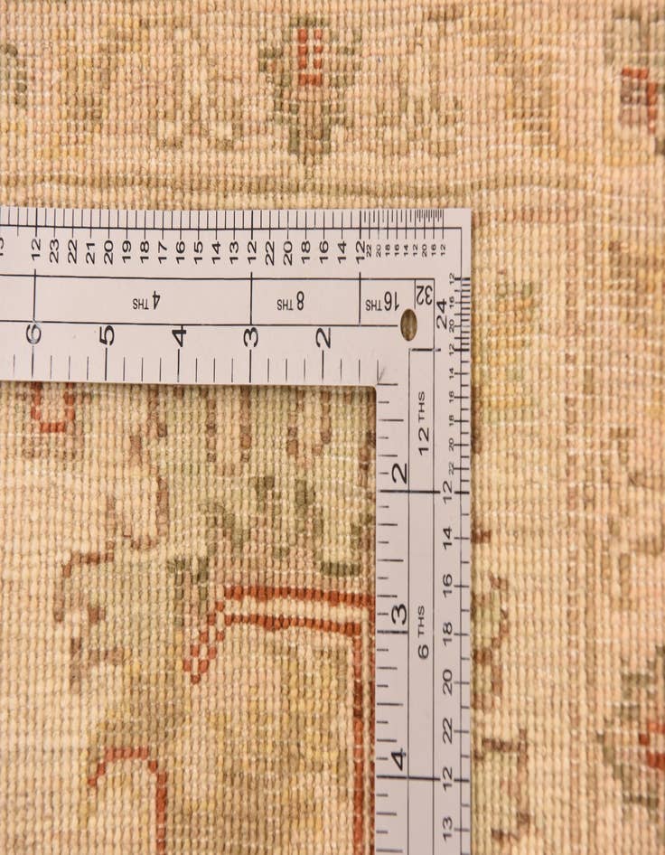 Detail image of  5' 6 x 7' 10  Hand Knotted Peshawar Ziegler Rug