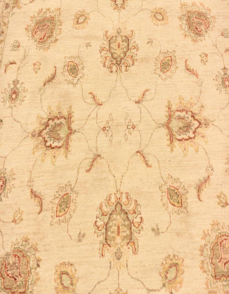 Detail image of  5' 6 x 7' 10  Hand Knotted Peshawar Ziegler Rug