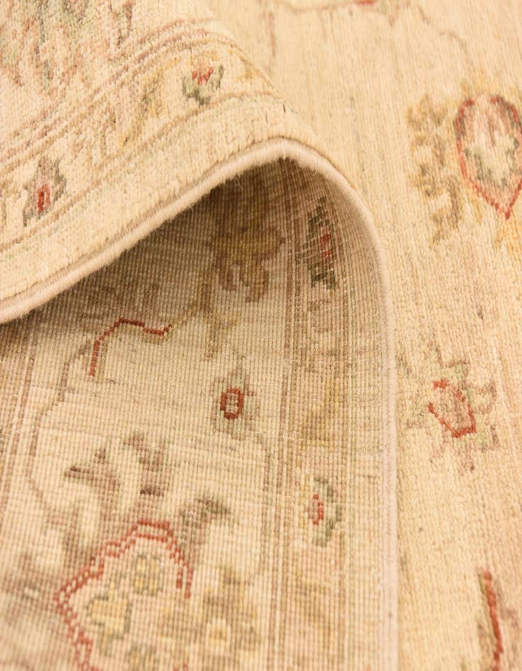 Detail image of  5' 6 x 7' 10  Hand Knotted Peshawar Ziegler Rug