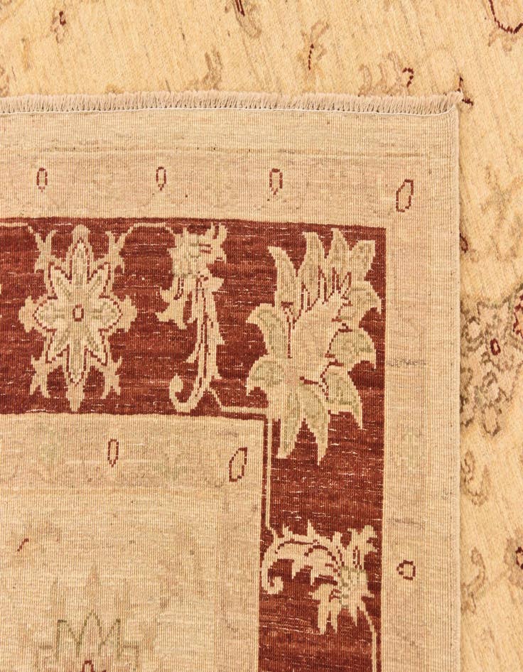 Detail image of  5' 8 x 7' 3  Hand Knotted Peshawar Ziegler Rug