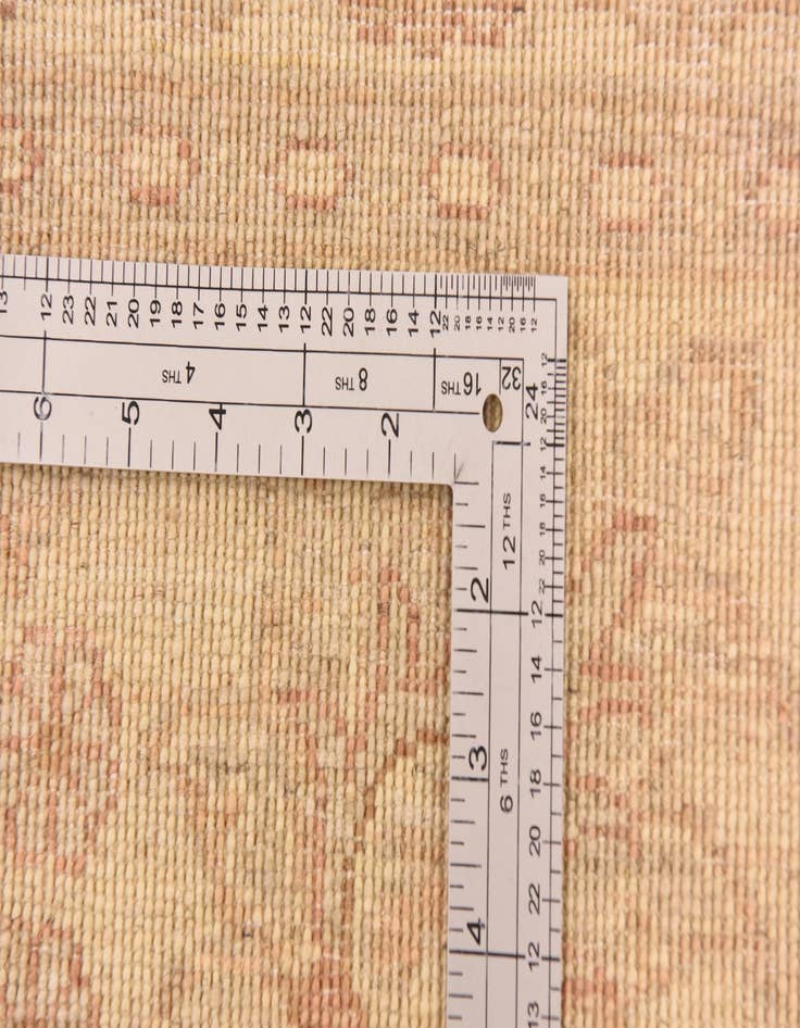 Detail image of  5' 8 x 7' 10  Hand Knotted Peshawar Ziegler Rug