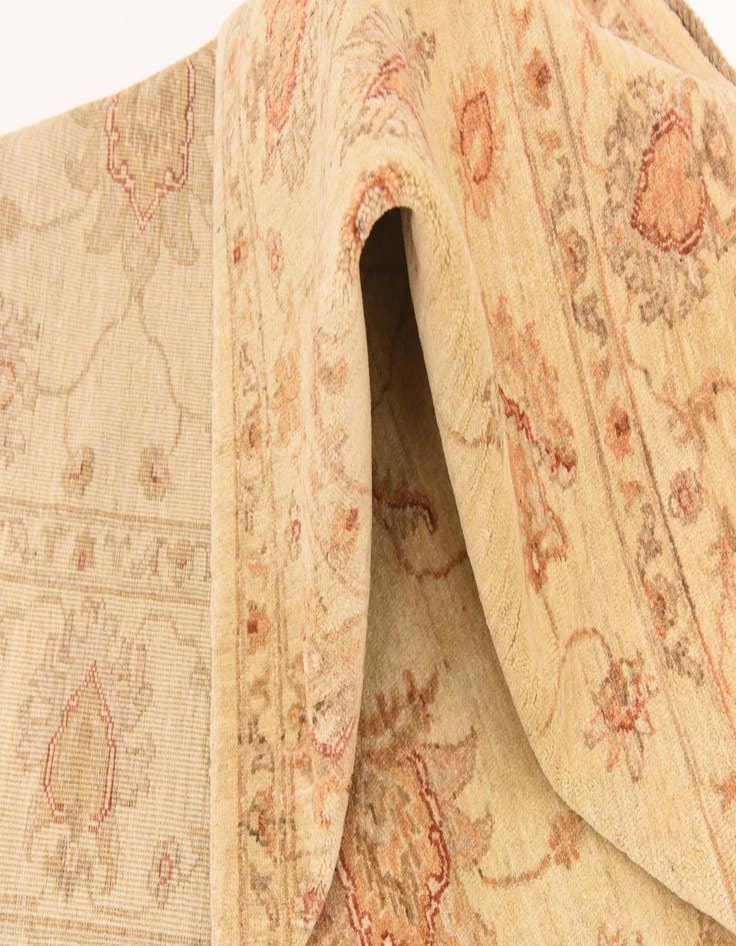 Detail image of  5' 8 x 7' 8  Hand Knotted Peshawar Ziegler Rug