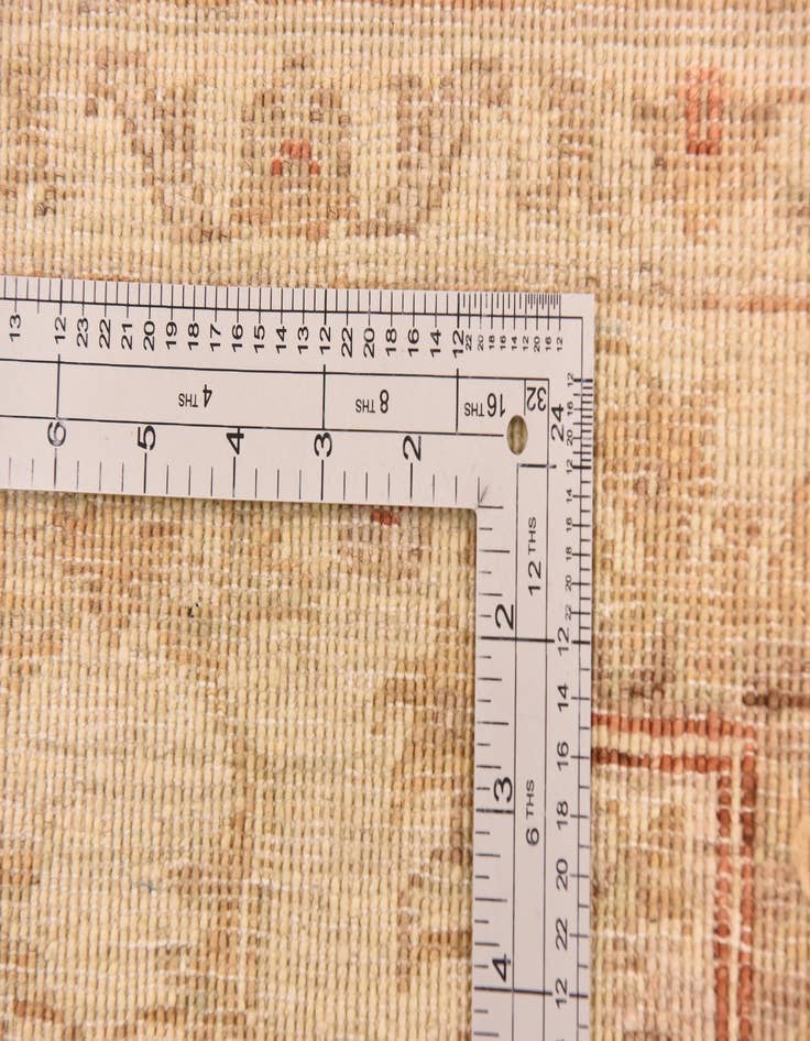 Detail image of  5' 8 x 7' 8  Hand Knotted Peshawar Ziegler Rug