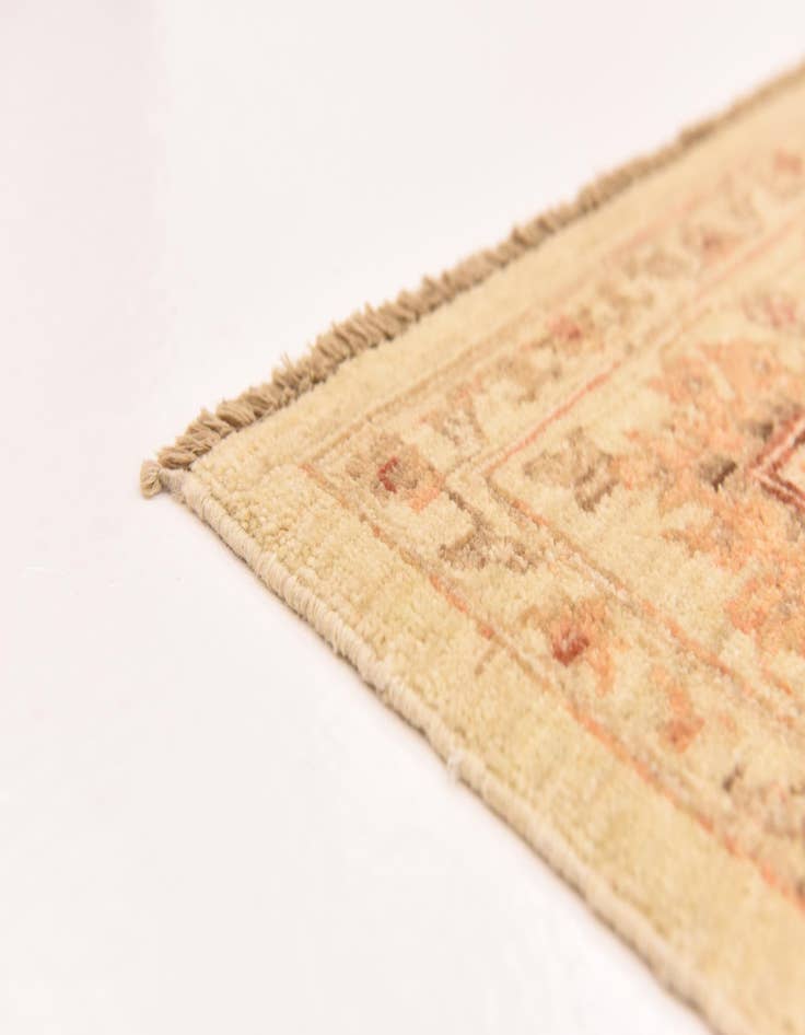 Detail image of  5' 8 x 7' 8  Hand Knotted Peshawar Ziegler Rug