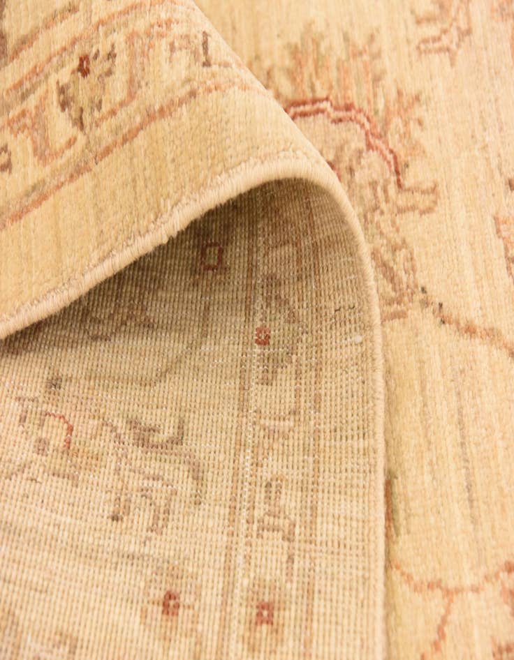 Detail image of  5' 10 x 8'  Hand Knotted Peshawar Ziegler Rug