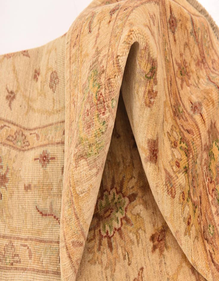 Detail image of  5' x 6' 6  Hand Knotted Peshawar Ziegler Rug