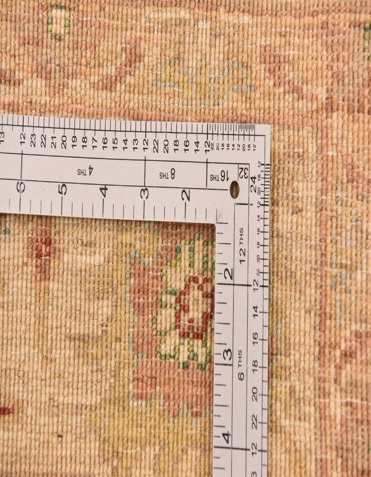 Detail image of  5' x 6' 6  Hand Knotted Peshawar Ziegler Rug