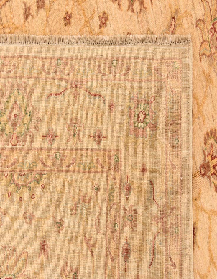 Detail image of  5' x 6' 6  Hand Knotted Peshawar Ziegler Rug