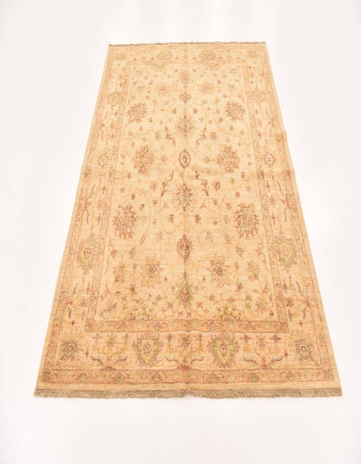 Detail image of  5' x 6' 6  Hand Knotted Peshawar Ziegler Rug