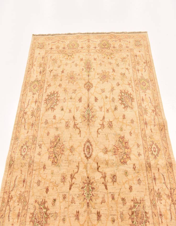 Detail image of  5' x 6' 6  Hand Knotted Peshawar Ziegler Rug