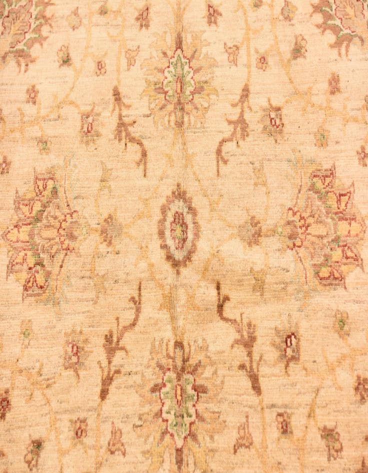 Detail image of  5' x 6' 6  Hand Knotted Peshawar Ziegler Rug