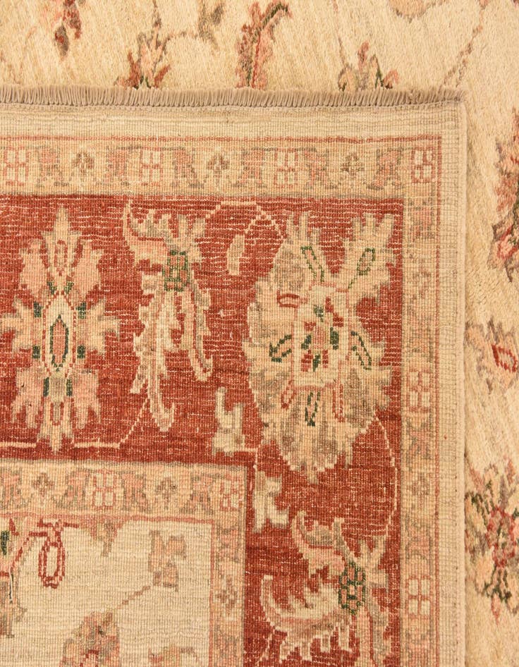 Detail image of 5' 2 x 6' 9 Hand Knotted Peshawar Ziegler Rug