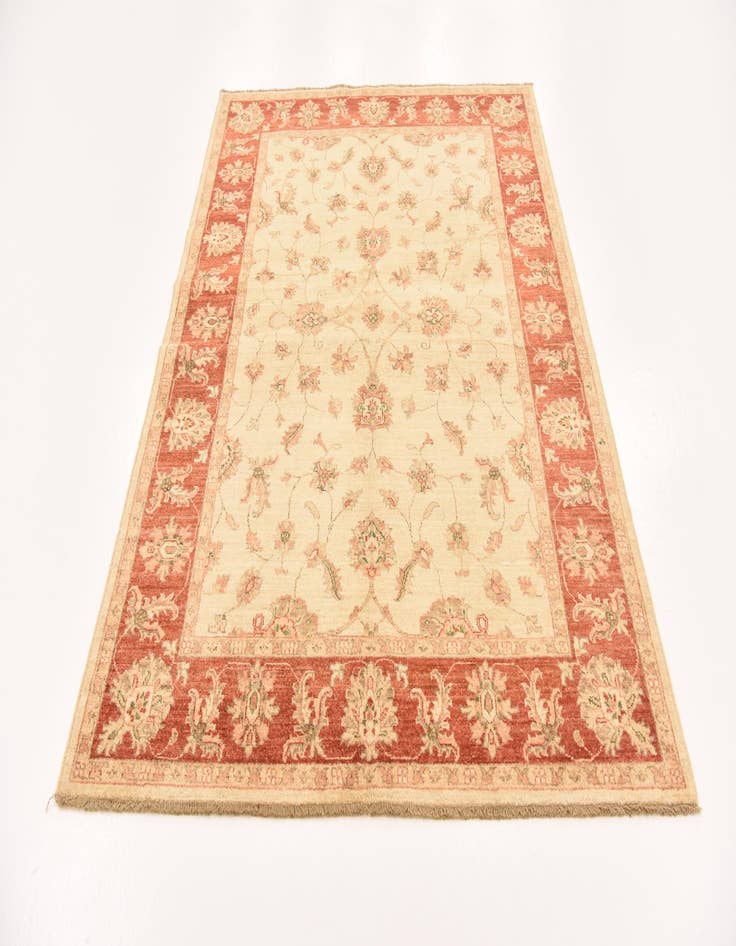 Detail image of 5' 2 x 6' 9 Hand Knotted Peshawar Ziegler Rug