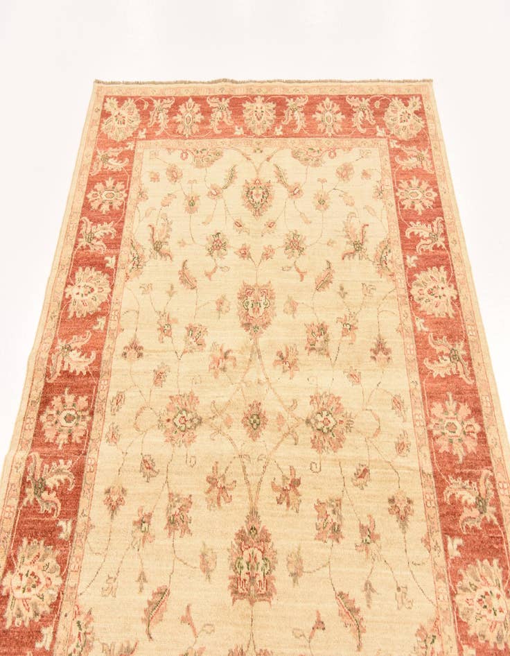 Detail image of 5' 2 x 6' 9 Hand Knotted Peshawar Ziegler Rug