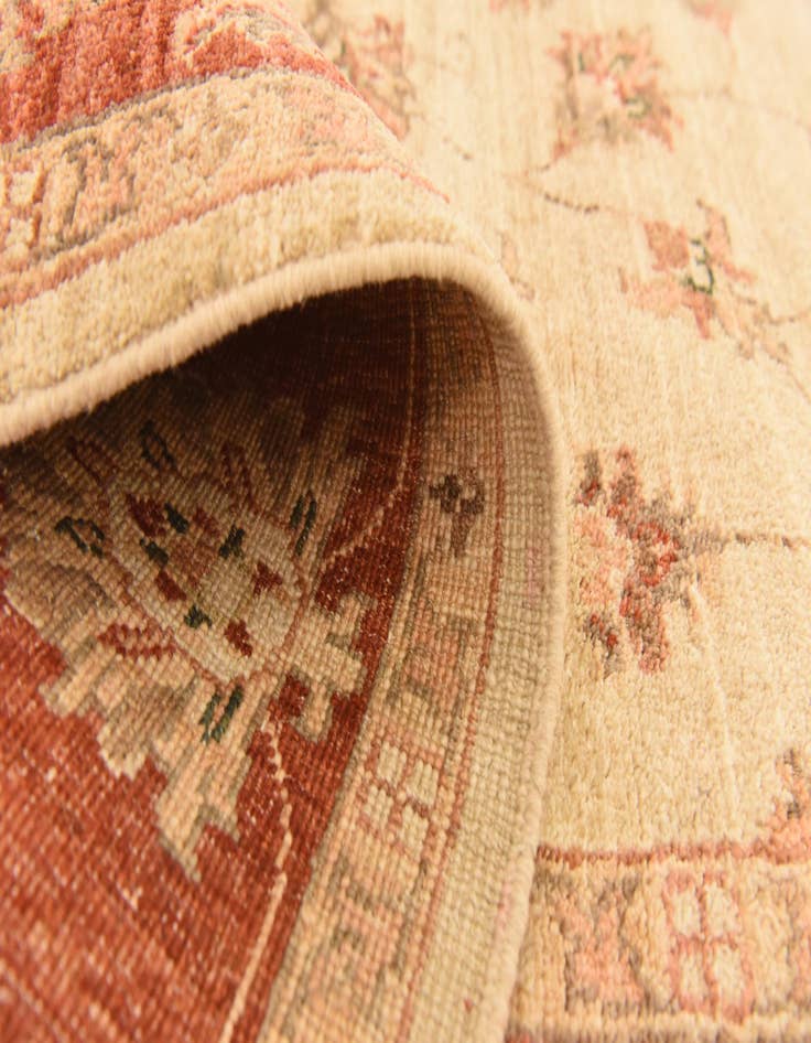 Detail image of 5' 2 x 6' 9 Hand Knotted Peshawar Ziegler Rug