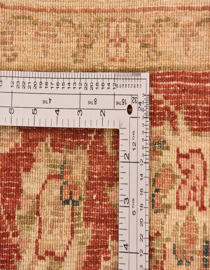 Detail image of  5' x 7'  Hand Knotted Peshawar Ziegler Rug