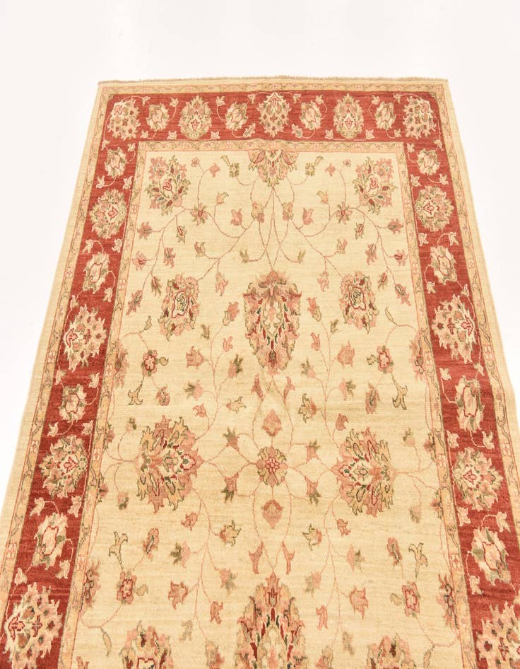 Detail image of  5' x 7'  Hand Knotted Peshawar Ziegler Rug