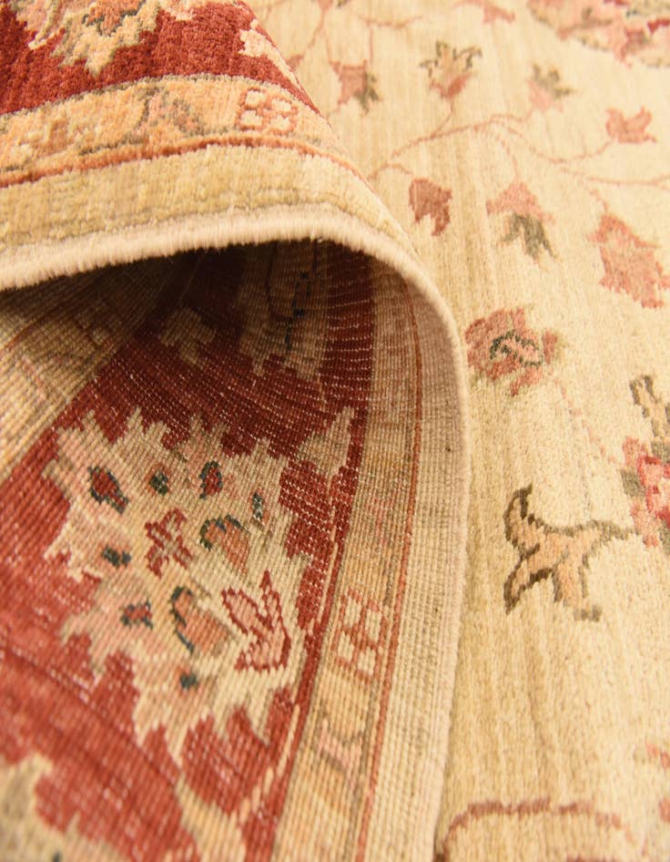 Detail image of  5' x 7'  Hand Knotted Peshawar Ziegler Rug