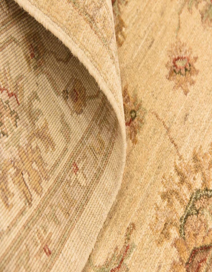 Detail image of  4' 10 x 6' 3  Hand Knotted Peshawar Ziegler Rug