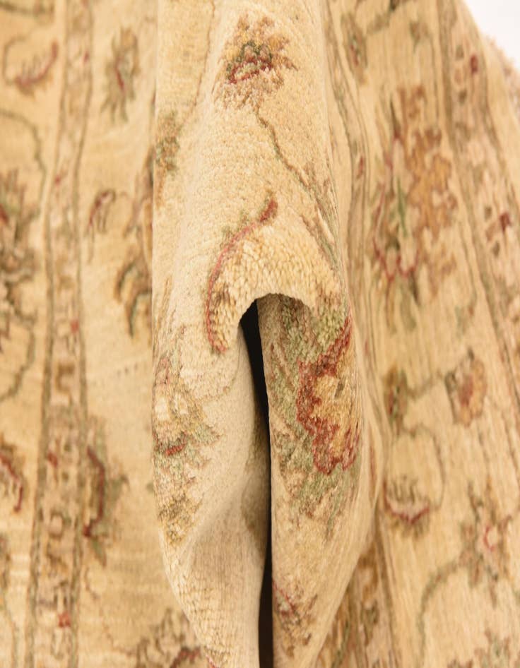 Detail image of  4' 10 x 6' 3  Hand Knotted Peshawar Ziegler Rug