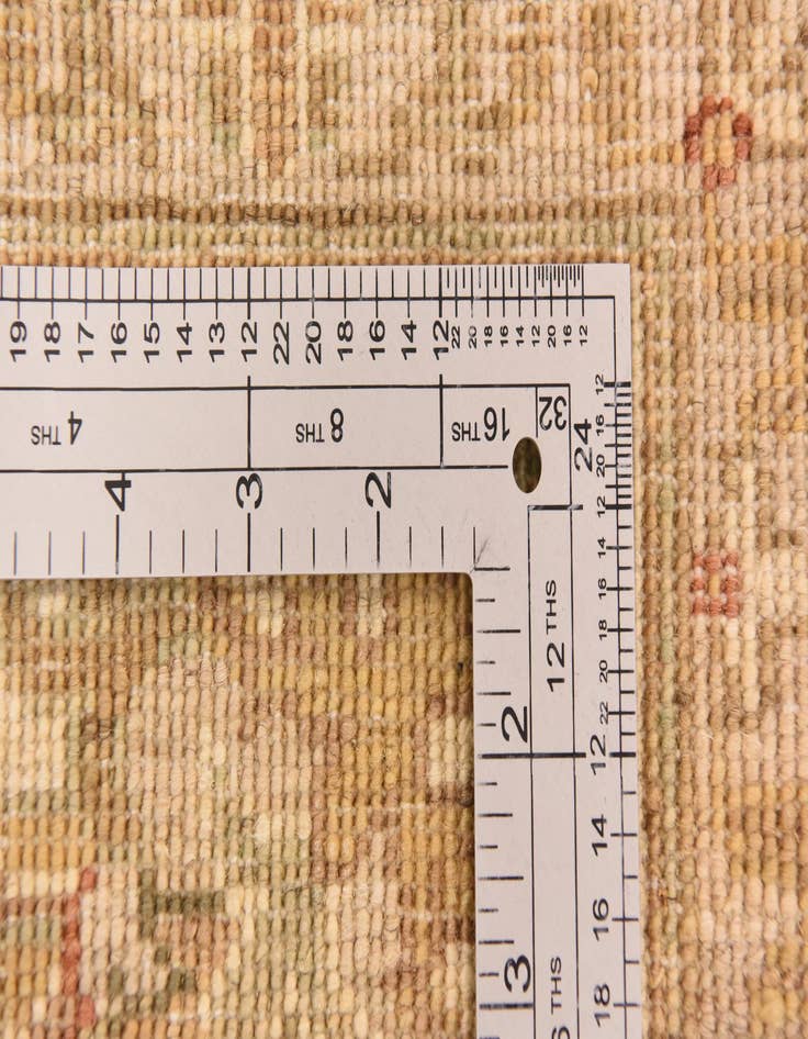 Detail image of  4' 10 x 6' 3  Hand Knotted Peshawar Ziegler Rug