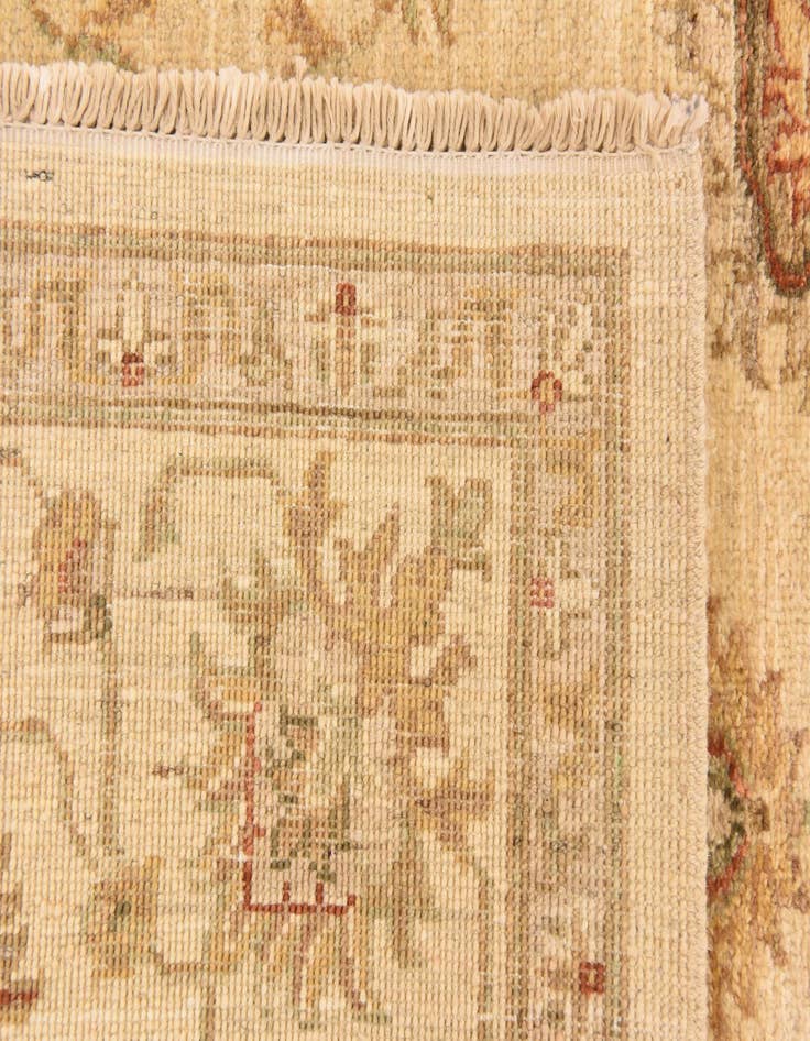 Detail image of  4' 10 x 6' 3  Hand Knotted Peshawar Ziegler Rug