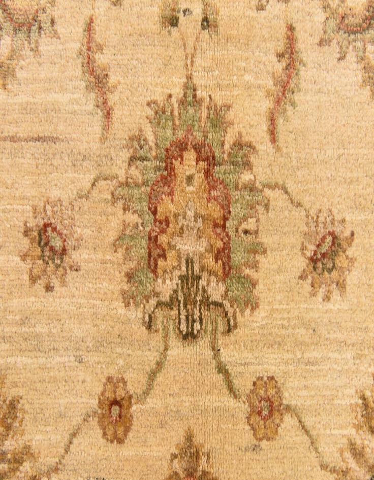 Detail image of  4' 10 x 6' 3  Hand Knotted Peshawar Ziegler Rug