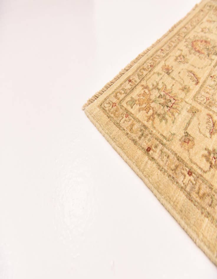 Detail image of  4' 10 x 6' 3  Hand Knotted Peshawar Ziegler Rug