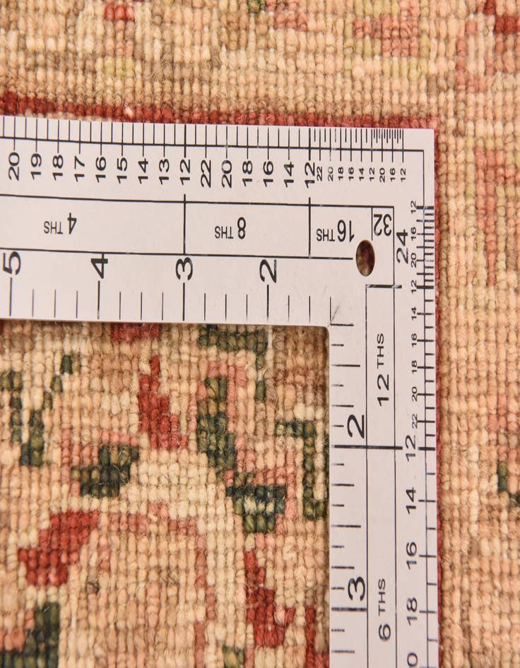 Detail image of  5' 3 x 6' 6  Hand Knotted Peshawar Ziegler Rug