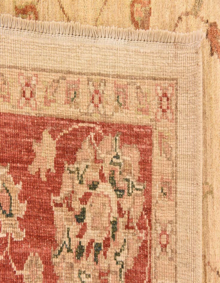 Detail image of  5' 3 x 6' 6  Hand Knotted Peshawar Ziegler Rug