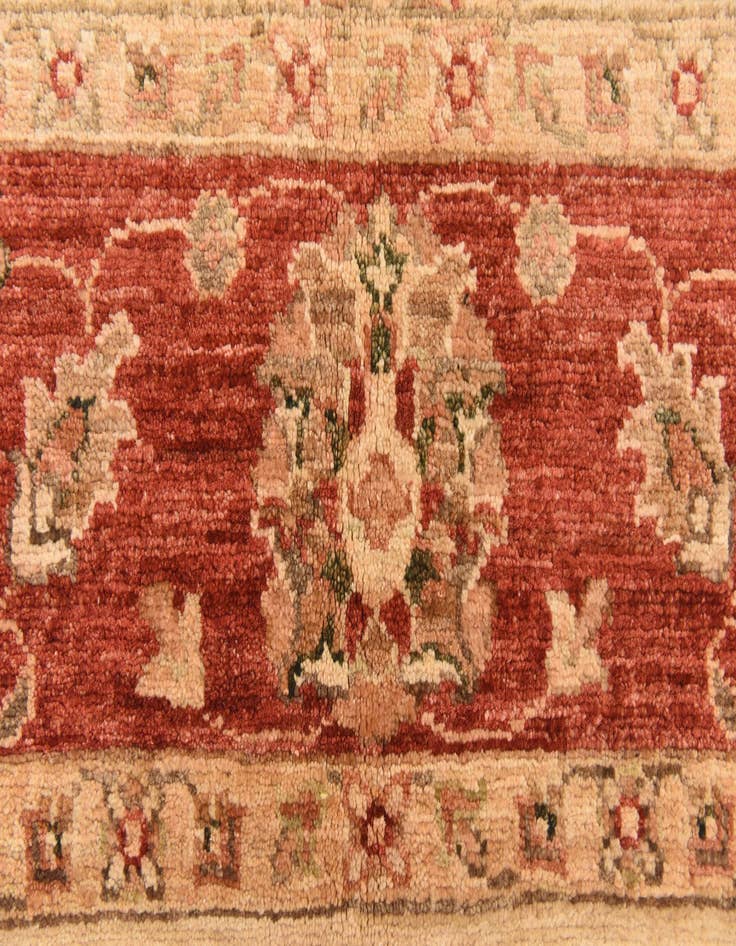 Detail image of  5' 3 x 6' 6  Hand Knotted Peshawar Ziegler Rug