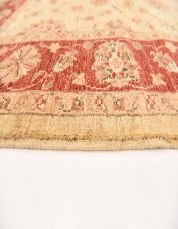 Detail image of  5' 3 x 6' 6  Hand Knotted Peshawar Ziegler Rug