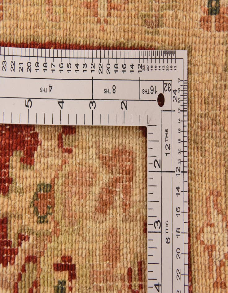 Detail image of  5' 2 x 6' 4  Hand Knotted Peshawar Ziegler Rug