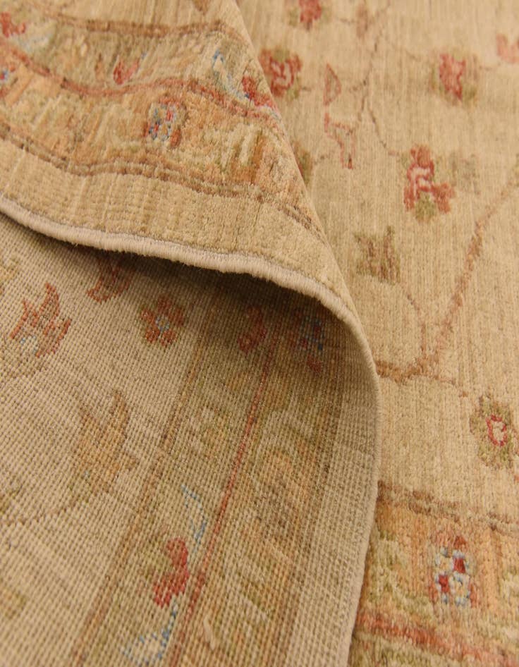 Detail image of  8' 3 x 11' 4  Hand Knotted Peshawar Ziegler Rug