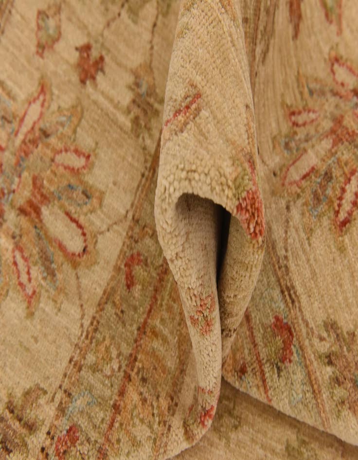 Detail image of  8' 3 x 11' 4  Hand Knotted Peshawar Ziegler Rug