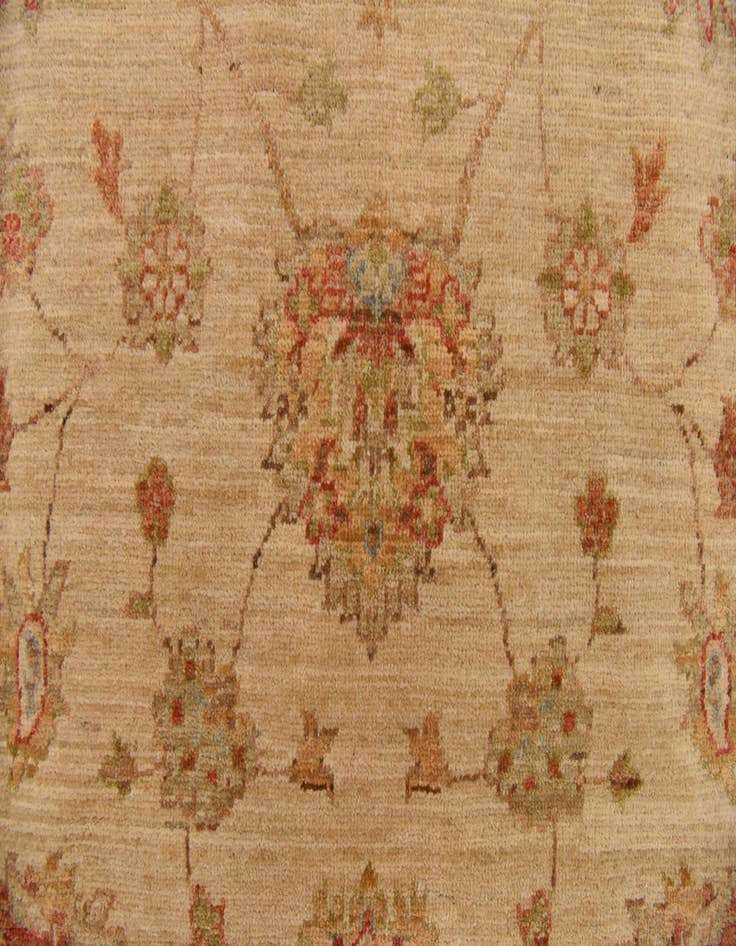 Detail image of  8' 3 x 11' 4  Hand Knotted Peshawar Ziegler Rug