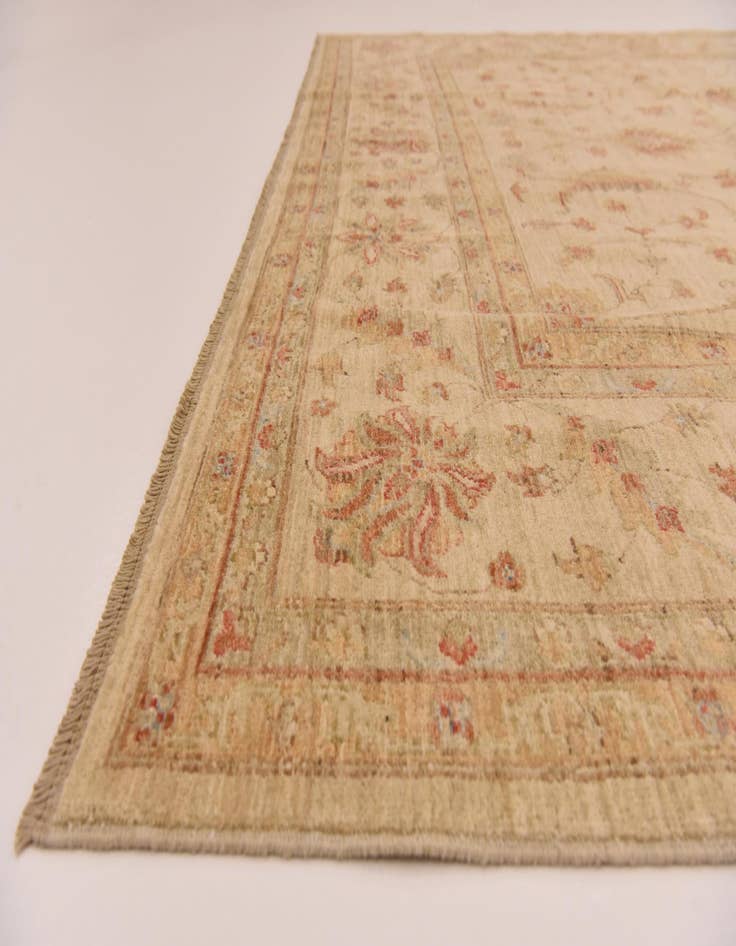 Detail image of  8' 3 x 11' 4  Hand Knotted Peshawar Ziegler Rug