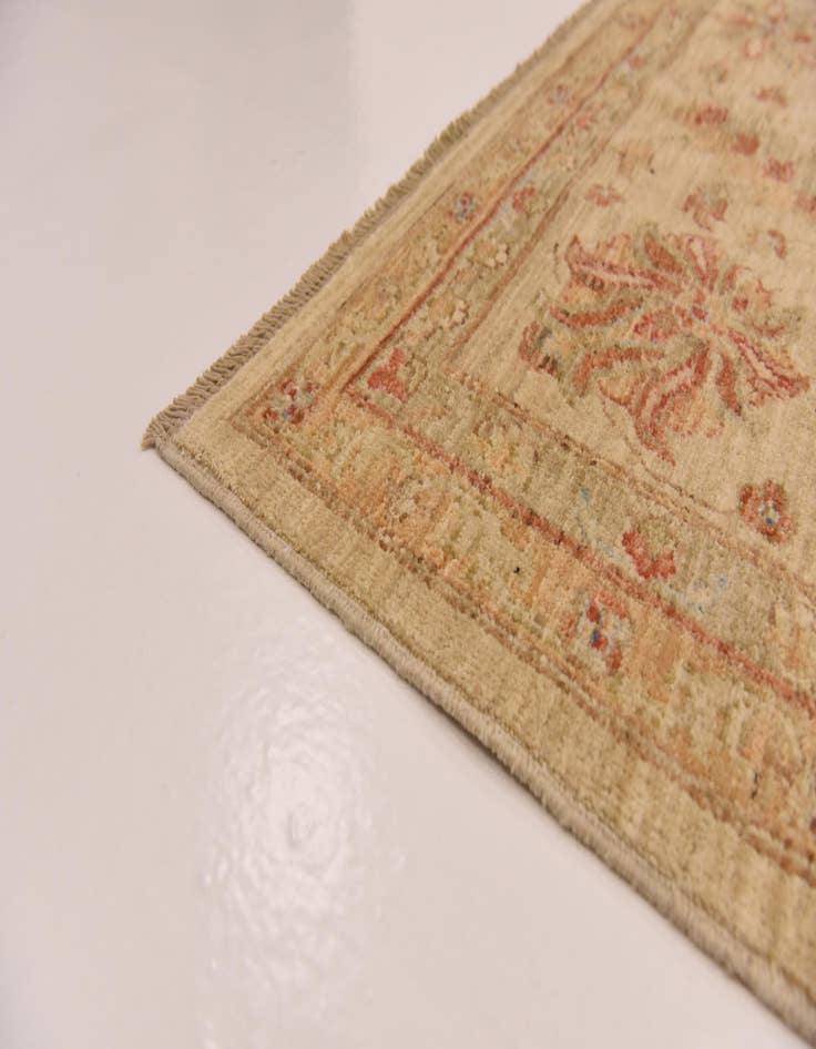 Detail image of  8' 3 x 11' 4  Hand Knotted Peshawar Ziegler Rug