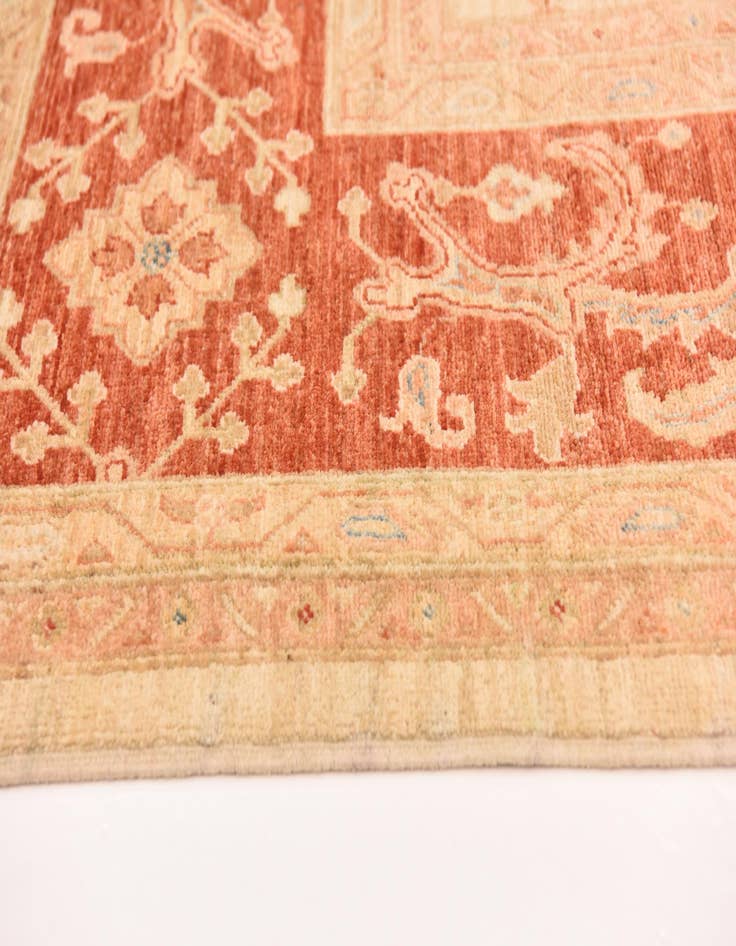 Detail image of  8' 4 x 12' 9  Hand Knotted Peshawar Ziegler Rug