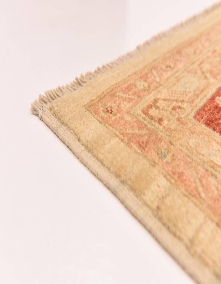 Detail image of  8' 4 x 12' 9  Hand Knotted Peshawar Ziegler Rug